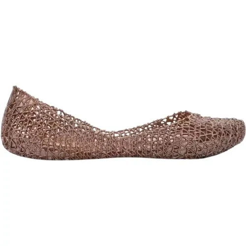 Glitzer Ballerina Schuhe , Damen, Größe: 38 EU - Melissa - Modalova