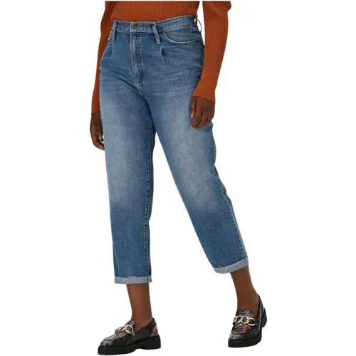 Mom Jeans Blau , Damen, Größe: L - SET - Modalova