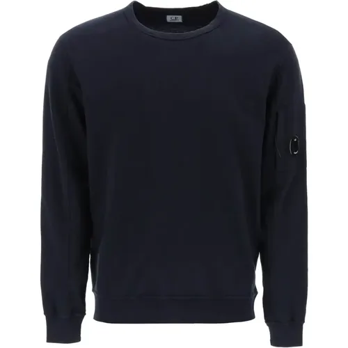 Blaue Pullover für Männer , Herren, Größe: L - C.P. Company - Modalova