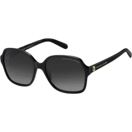 Schwarze Acetat Damen Sonnenbrille - Marc Jacobs - Modalova