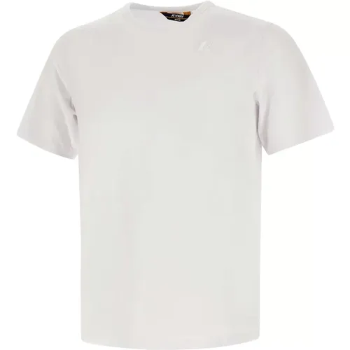 Weiße T-Shirts und Polos , Herren, Größe: 3XL - K-way - Modalova