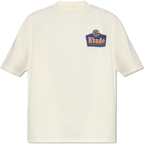 T-Shirt mit Logo , Herren, Größe: XL - Rhude - Modalova