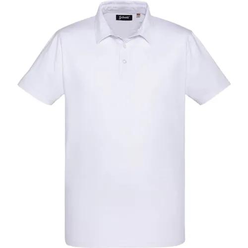 Baumwoll-Jersey-Poloshirt , Herren, Größe: M - Schott NYC - Modalova