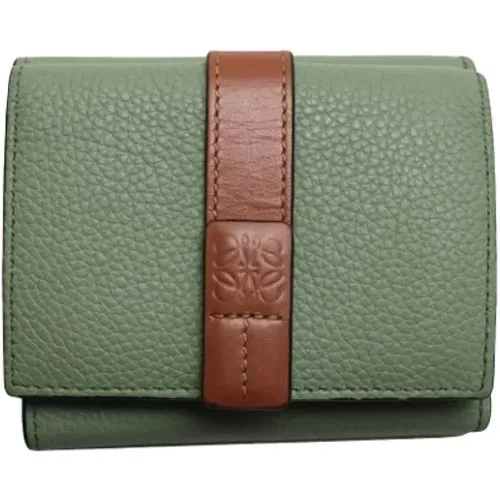 Pre-owned Leather wallets , female, Sizes: ONE SIZE - Loewe Pre-owned - Modalova