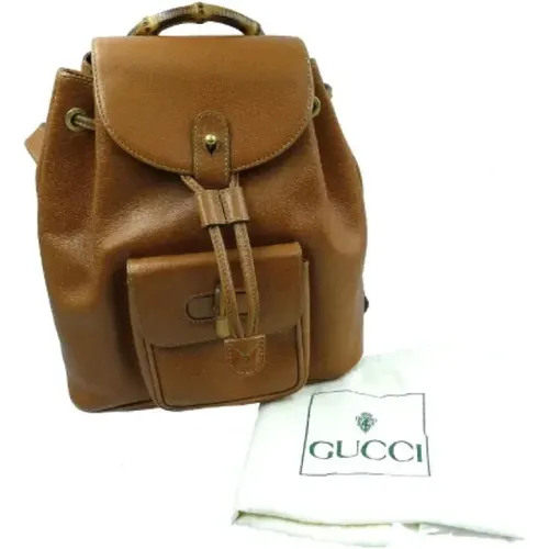 Gucci Bambus Leather Bag , unisex, Sizes: ONE SIZE - Gucci Vintage - Modalova