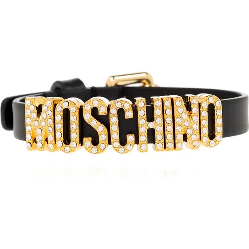 Armband mit Logo , Damen, Größe: ONE Size - Moschino - Modalova