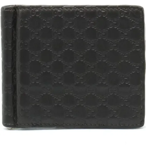 Pre-owned Leather wallets , male, Sizes: ONE SIZE - Gucci Vintage - Modalova