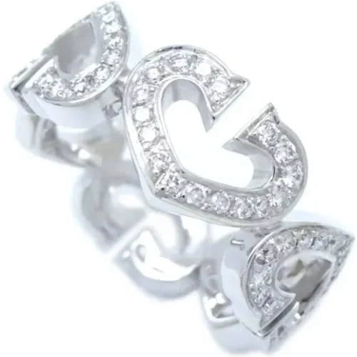 Pre-owned White Gold rings , female, Sizes: ONE SIZE - Cartier Vintage - Modalova