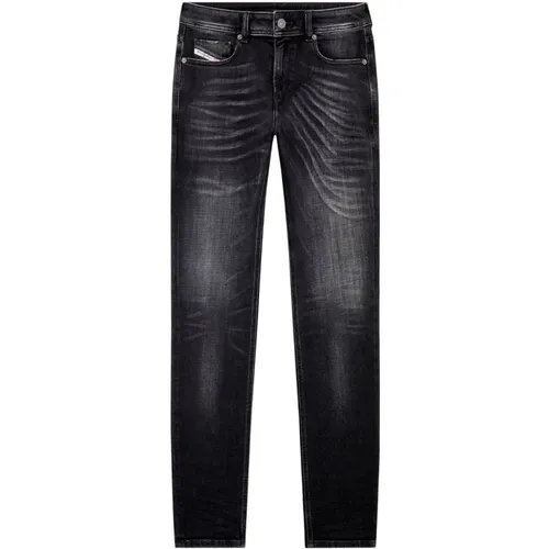 Punk Rock Slim-Fit Schwarze Jeans - Diesel - Modalova