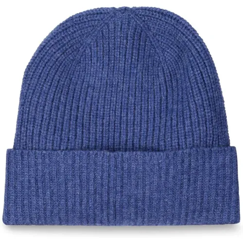 Kaschmir Beanie mit Umschlag , Herren, Größe: ONE Size - Zanieri - Modalova