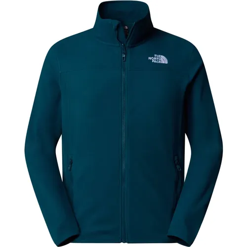 Midnight Petrol Glacier Full Zip , Herren, Größe: XL - The North Face - Modalova