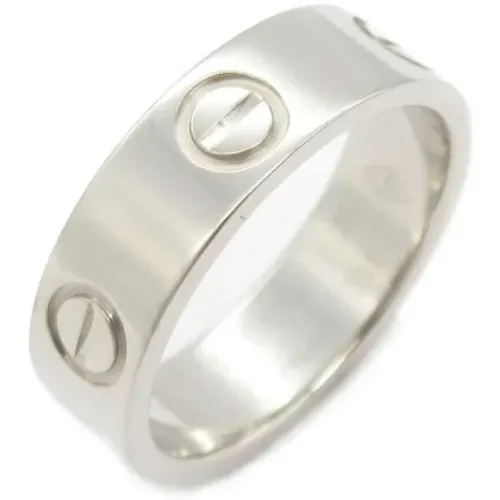 Pre-owned White Gold rings , female, Sizes: ONE SIZE - Cartier Vintage - Modalova