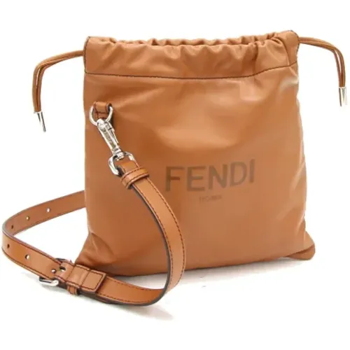 Pre-owned Leather shoulder-bags , female, Sizes: ONE SIZE - Fendi Vintage - Modalova