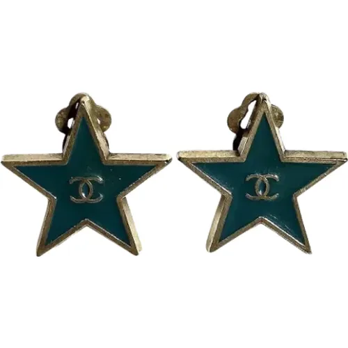 Pre-owned Metal earrings , female, Sizes: ONE SIZE - Chanel Vintage - Modalova