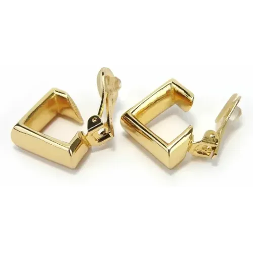 Pre-owned Metal earrings , female, Sizes: ONE SIZE - Dior Vintage - Modalova