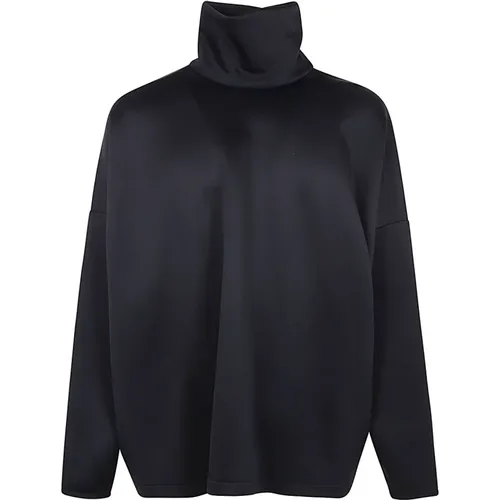 Schwarzes Split High Neck Langarm Top - Fear Of God - Modalova