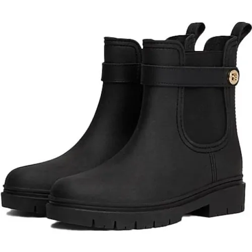 Stylischer Gummistiefel , Damen, Größe: 38 EU - Tommy Hilfiger - Modalova