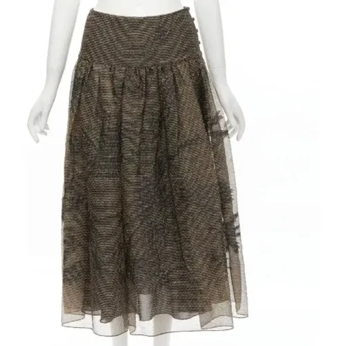 Pre-owned Linen bottoms , female, Sizes: XS - Dior Vintage - Modalova