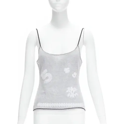 Pre-owned Cotton tops , female, Sizes: M - Chanel Vintage - Modalova