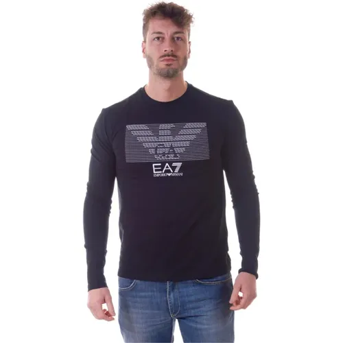 Stilvolle Langarmshirts für Männer - Emporio Armani EA7 - Modalova