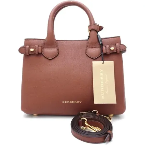 Pre-owned Leather handbags , female, Sizes: ONE SIZE - Burberry Vintage - Modalova