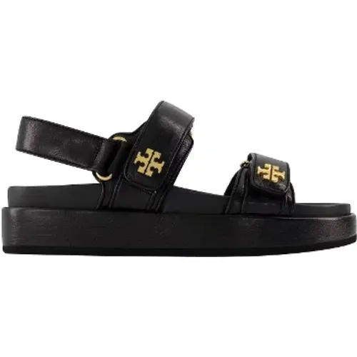 Leather sandals , female, Sizes: 2 1/2 UK - TORY BURCH - Modalova