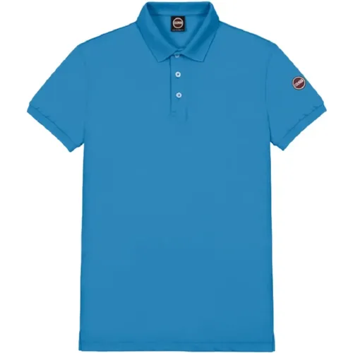 Blaues Piqué Baumwoll Poloshirt , Herren, Größe: 2XL - Colmar - Modalova