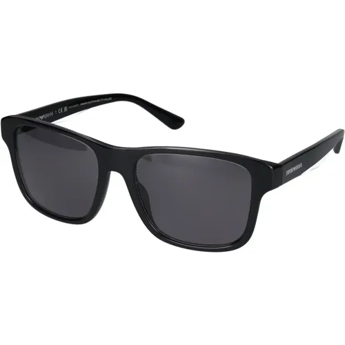 Stylish Sunglasses 0Ea4208 , male, Sizes: 56 MM - Emporio Armani - Modalova