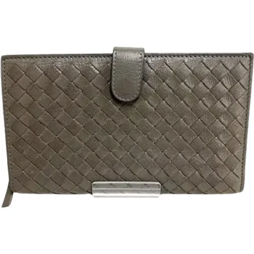 Pre-owned Leather wallets , female, Sizes: ONE SIZE - Bottega Veneta Vintage - Modalova