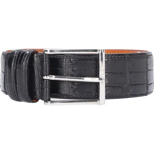 Belt , male, Sizes: 115 CM, 110 CM, 90 CM, 105 CM, 120 CM - Santoni - Modalova