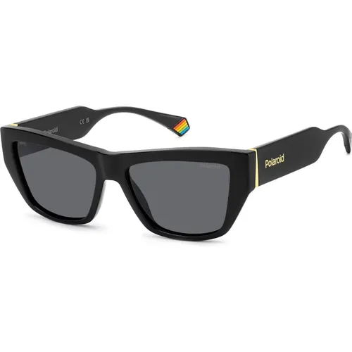 Grey Sonnenbrillen , Damen, Größe: 55 MM - Polaroid - Modalova