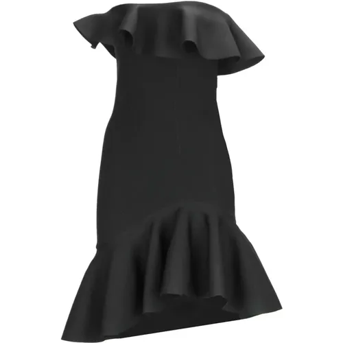 Elegantes Schwarzes Kleid für Frauen - alexander mcqueen - Modalova