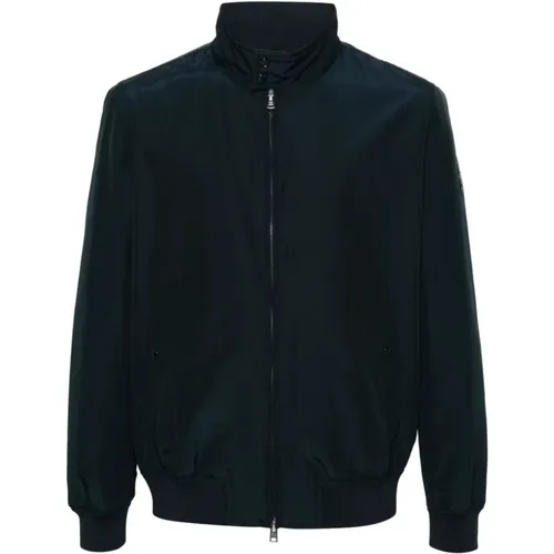 Cotton Blend Jacket with High Neck , male, Sizes: L - Woolrich - Modalova