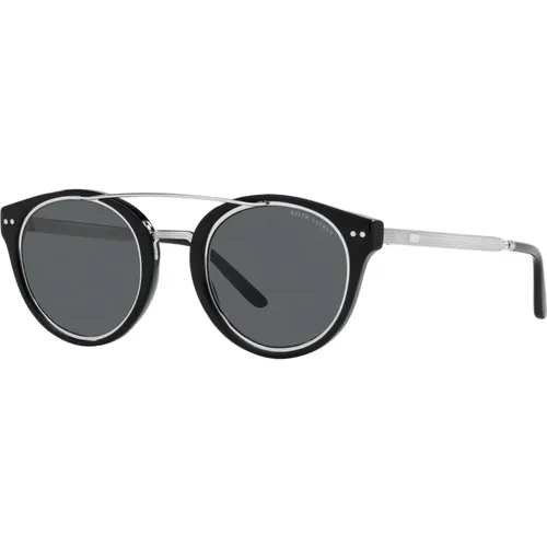 Grey Sunglasses RL 8210 , male, Sizes: 49 MM - Ralph Lauren - Modalova