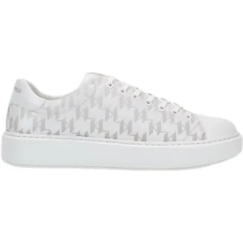 Weiße Sneakers Regular Fit , Herren, Größe: 42 EU - Karl Lagerfeld - Modalova