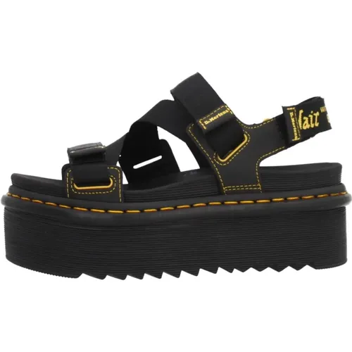 Webbing Flat Sandals , female, Sizes: 6 UK - Dr. Martens - Modalova