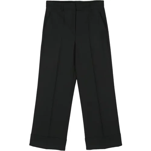 Schwarze Lässige Hose , Damen, Größe: XS - Incotex - Modalova