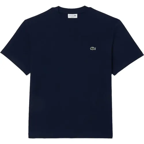 Logo Patch T-Shirt , male, Sizes: 2XL, S - Lacoste - Modalova