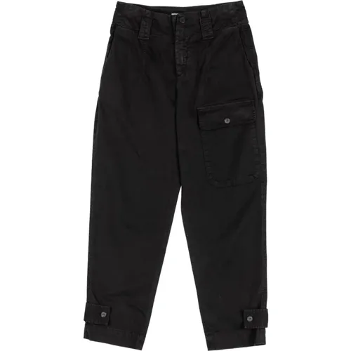 Schwarze Cargo-Hose - Trendy und Modern , Damen, Größe: XS - pinko - Modalova