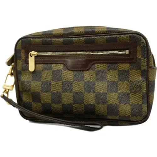 Pre-owned Fabric clutches , male, Sizes: ONE SIZE - Louis Vuitton Vintage - Modalova