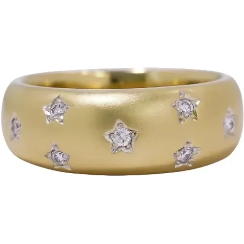 Pre-owned Gold rings , female, Sizes: ONE SIZE - Celine Vintage - Modalova