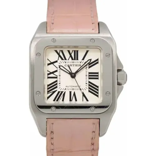 Pre-owned Stainless Steel watches , female, Sizes: ONE SIZE - Cartier Vintage - Modalova