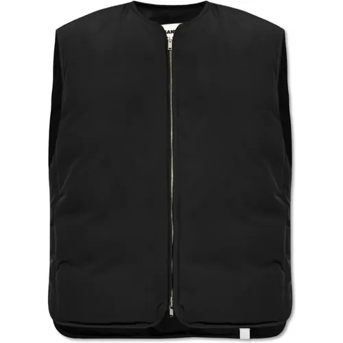 Down vest , male, Sizes: M - Jil Sander - Modalova