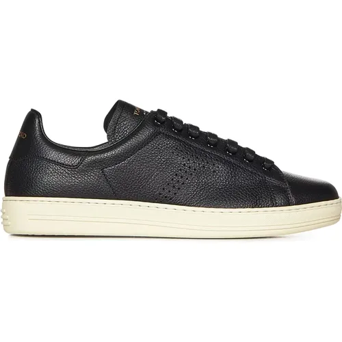 Sneakers Stylish Perforated Logo , male, Sizes: 7 UK, 8 1/2 UK - Tom Ford - Modalova