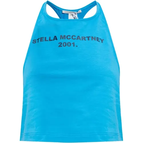 Top with logo , female, Sizes: S, XS - Stella Mccartney - Modalova