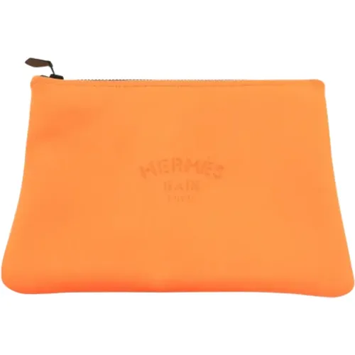 Pre-owned Fabric clutches , female, Sizes: ONE SIZE - Hermès Vintage - Modalova