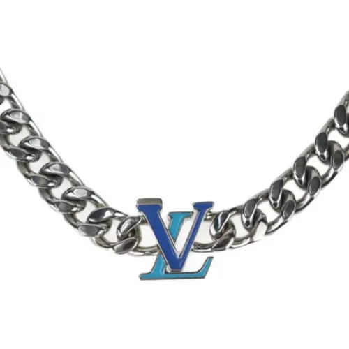 Pre-owned Metal necklaces , female, Sizes: ONE SIZE - Louis Vuitton Vintage - Modalova