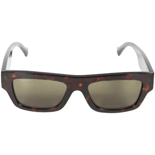 Rectangular Frame Sunglasses , unisex, Sizes: ONE SIZE - Gucci - Modalova