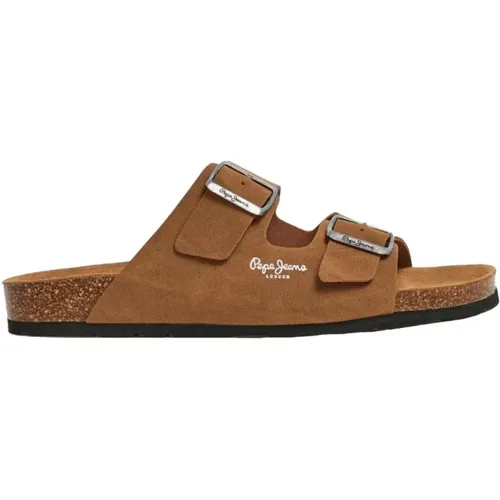 Bio Double Kepler Braune Sandalen - Pepe Jeans - Modalova