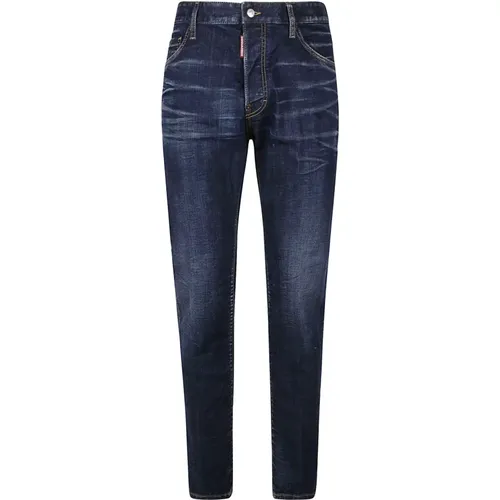 Marineblaue Cool Guy Jeans,Slim-fit Jeans - Dsquared2 - Modalova